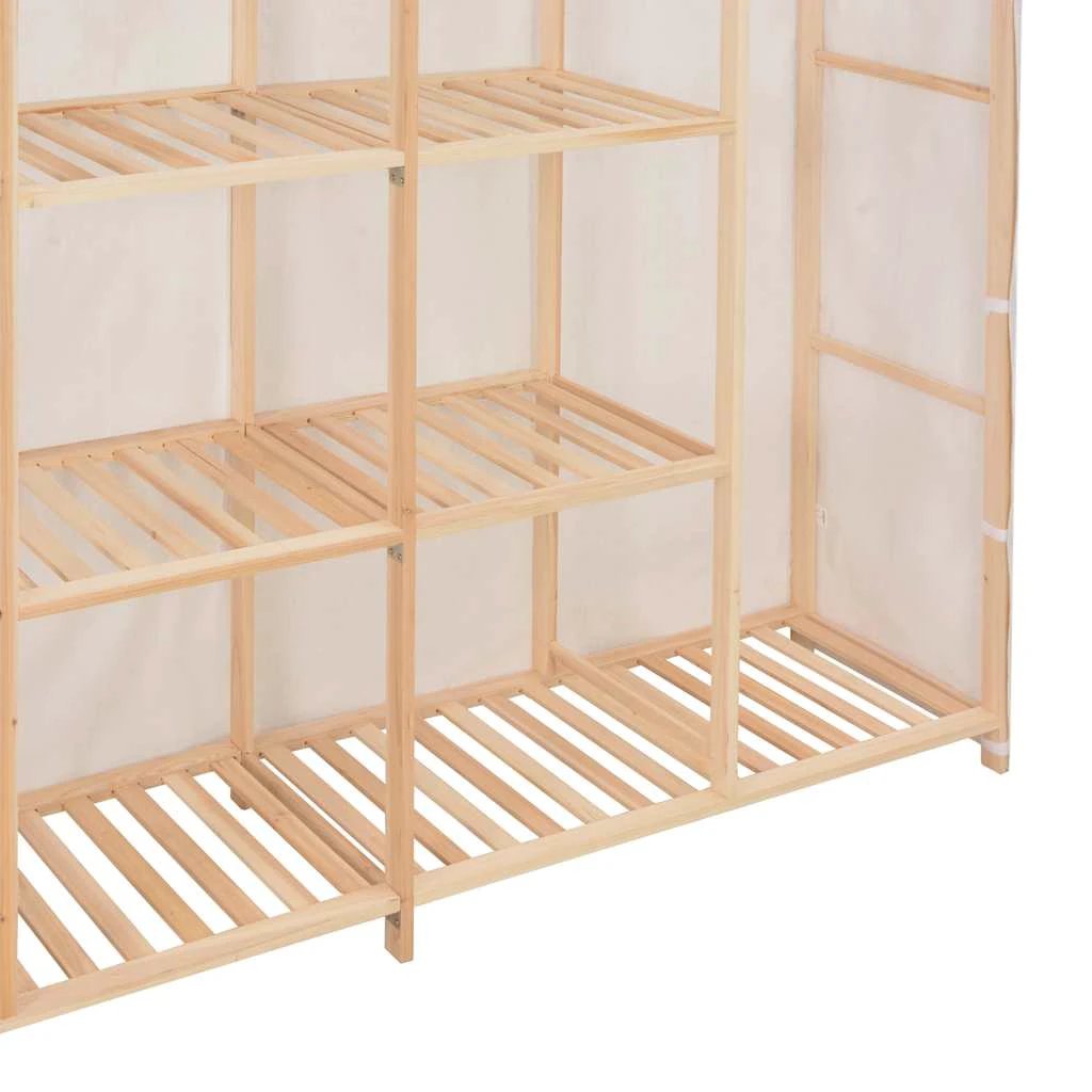 vidaXL vidaXL Wardrobe White 173x40x170 cm Fabric - Wardrobe