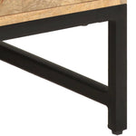 vidaXL VidaXL Coffee Table 67x67x45 cm Solid Mango Wood Rustic Finish For Living Room Decor - Coffee Table