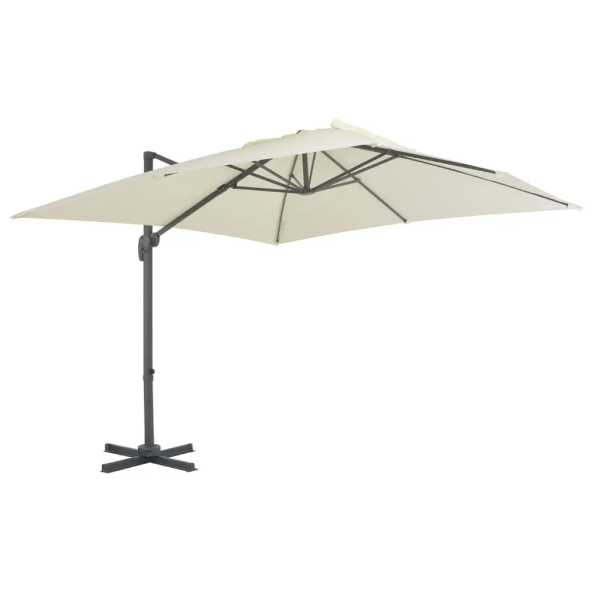 vidaXL vidaXL Garden Parasol with Portable Base Sand - Parasol