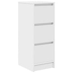 vidaXL vidaXL Sideboard White 29.5x34x76 cm Engineered Wood - Sideboard