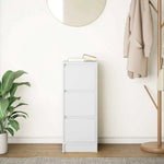 vidaXL vidaXL Sideboard White 29.5x34x76 cm Engineered Wood - Sideboard