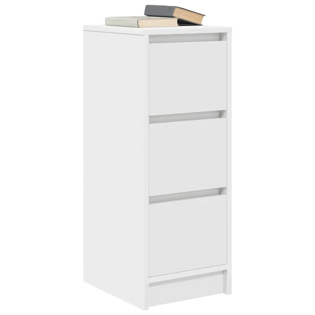 vidaXL vidaXL Sideboard White 29.5x34x76 cm Engineered Wood - Sideboard