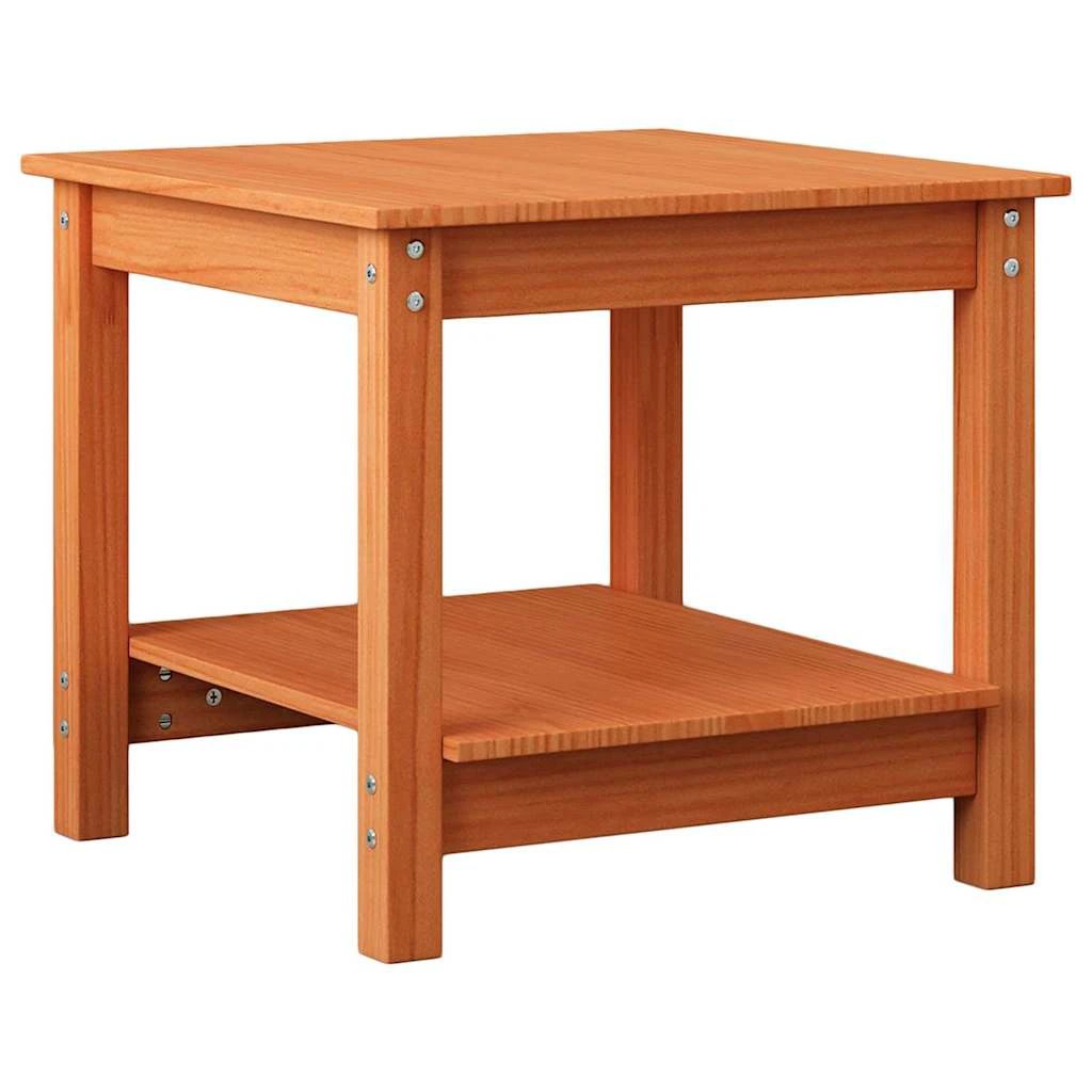 vidaXL VidaXL Coffee Table 50x50x45 cm Wax Brown Solid Pine Wood With Sleek Minimalist Design For Indoor Living Room - Coffee Table