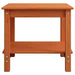 vidaXL VidaXL Coffee Table 50x50x45 cm Wax Brown Solid Pine Wood With Sleek Minimalist Design For Indoor Living Room - Coffee Table