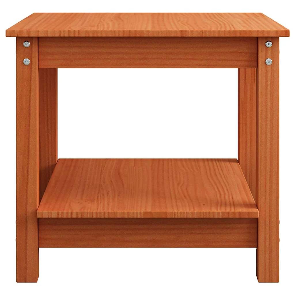 vidaXL VidaXL Coffee Table 50x50x45 cm Wax Brown Solid Pine Wood With Sleek Minimalist Design For Indoor Living Room - Coffee Table