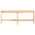 VidaXL Coffee Table 118x63x45 cm Solid Pine Wood Rustic Finish For Living Room Decor by vidaXL