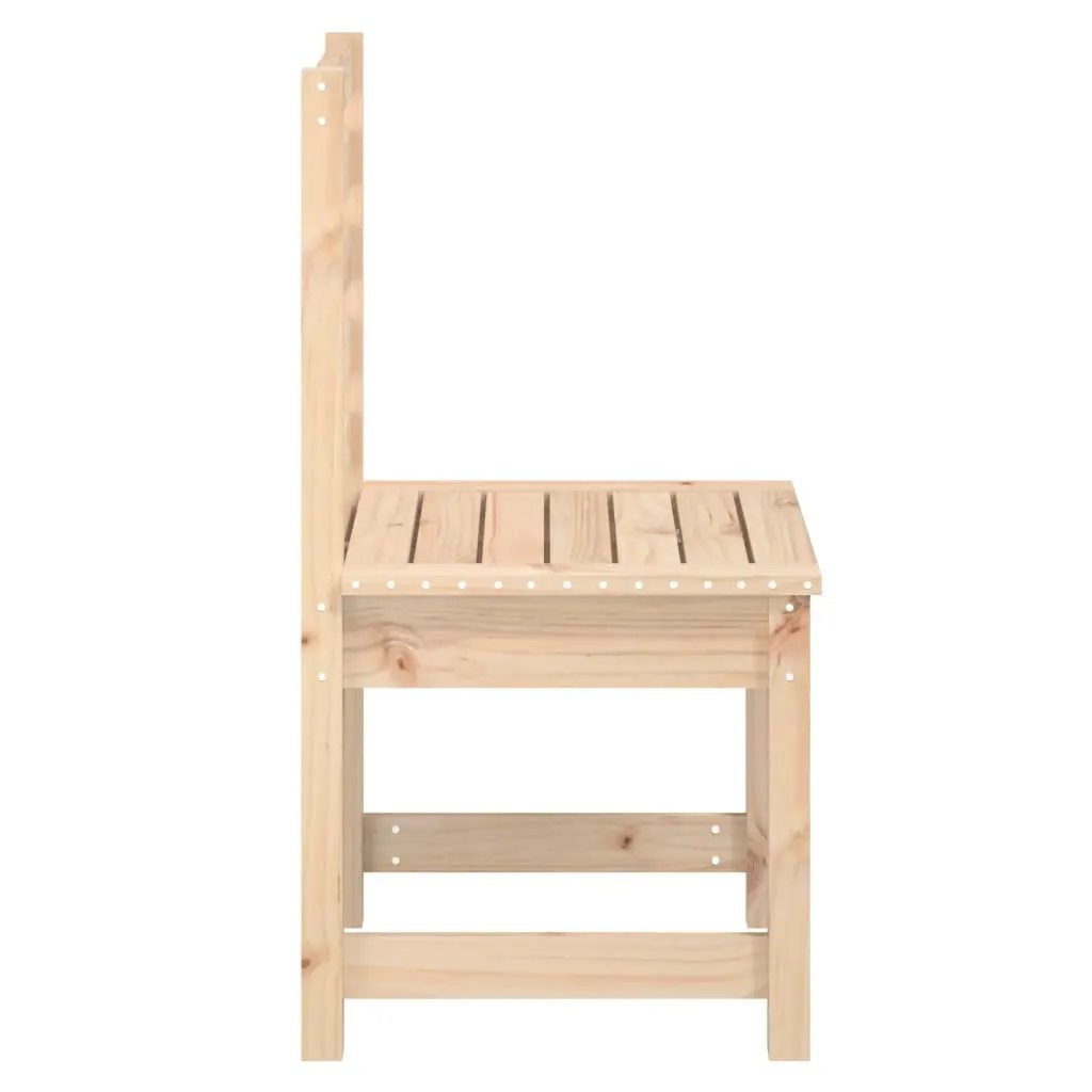 vidaXL vidaXL Garden Chairs 2 pcs 50x48x91.5 cm Solid Wood Pine - Garden Chairs