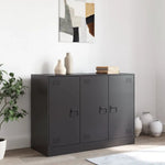 vidaXL vidaXL Sideboard Black 99x39x73 cm Steel - Sideboard