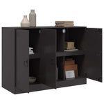 vidaXL vidaXL Sideboard Black 99x39x73 cm Steel - Sideboard