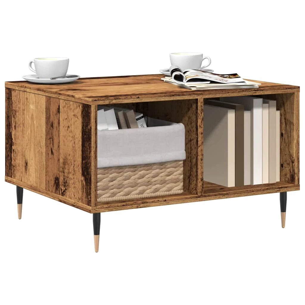 vidaXL VidaXL Coffee Table 60x50x36.5 cm Engineered Wood Moisture Resistant Living Room Accent - Coffee Table