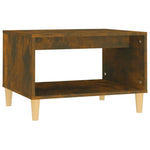 vidaXL Coffee Table 60x50x40 Smoked Oak by vidaXL