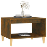 vidaXL Coffee Table 60x50x40 Smoked Oak by vidaXL