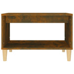 vidaXL Coffee Table 60x50x40 Smoked Oak by vidaXL
