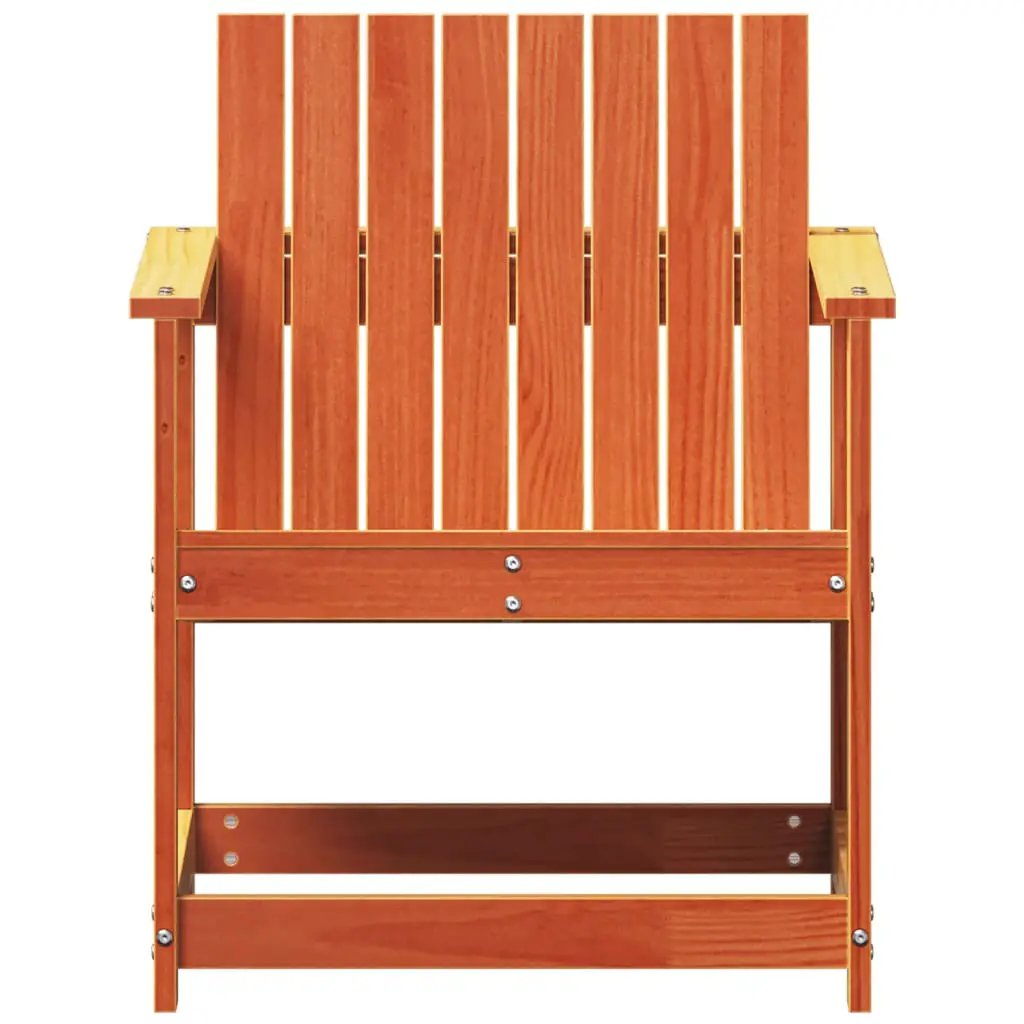 vidaXL vidaXL Garden Chair Wax Brown 62x56x77 cm Solid Wood Pine - Garden Chairs