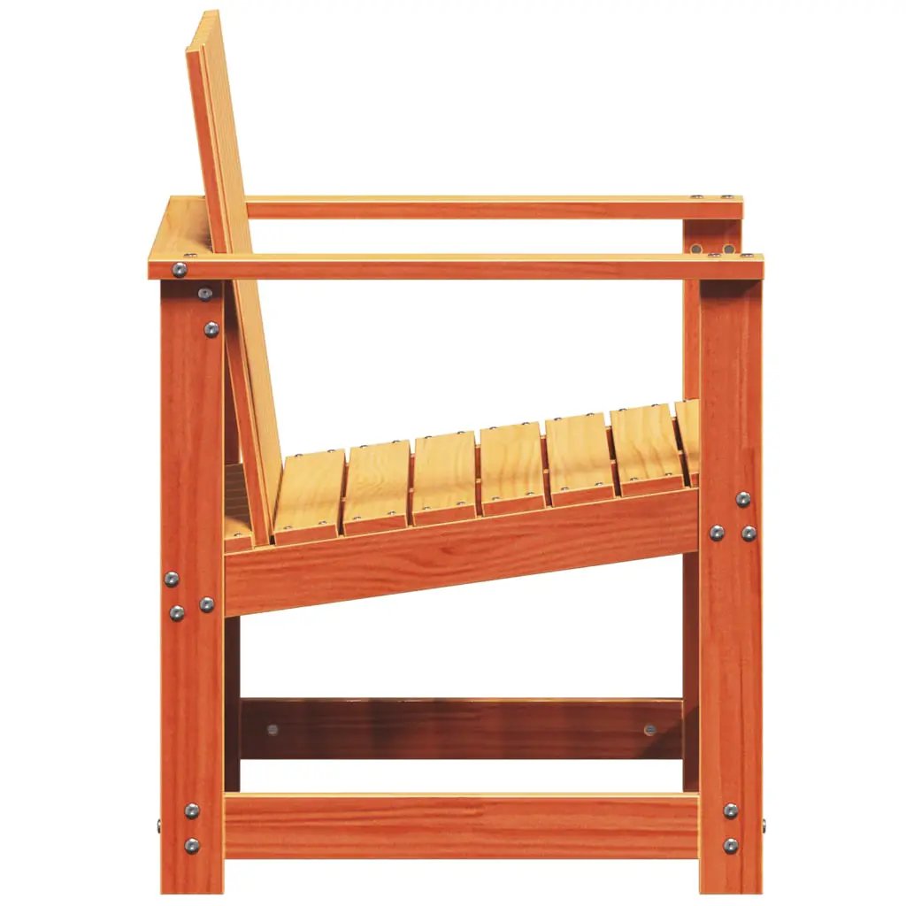 vidaXL vidaXL Garden Chair Wax Brown 62x56x77 cm Solid Wood Pine - Garden Chairs