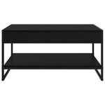 VidaXL Coffee Table 80x50x40 BlackOak Living by vidaXL