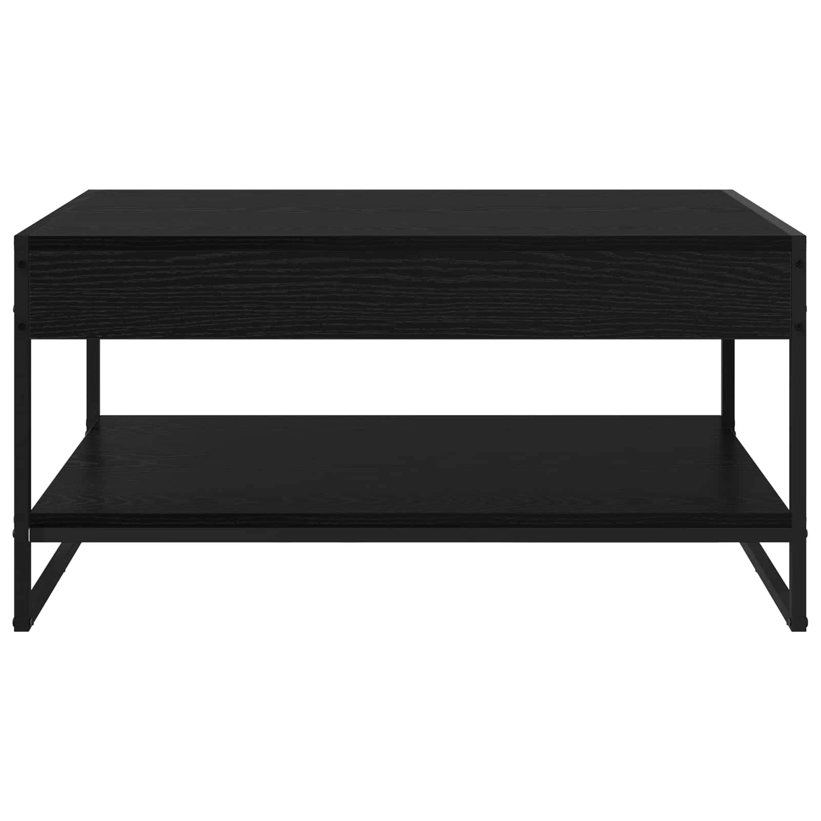 VidaXL Coffee Table 80x50x40 BlackOak Living by vidaXL