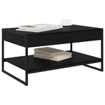 VidaXL Coffee Table 80x50x40 BlackOak Living by vidaXL