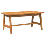 VidaXL Coffee Table 40cm Acacia Oil Finish Outdoor Durable Weather Resistant Garden Patio Lounge by vidaXL