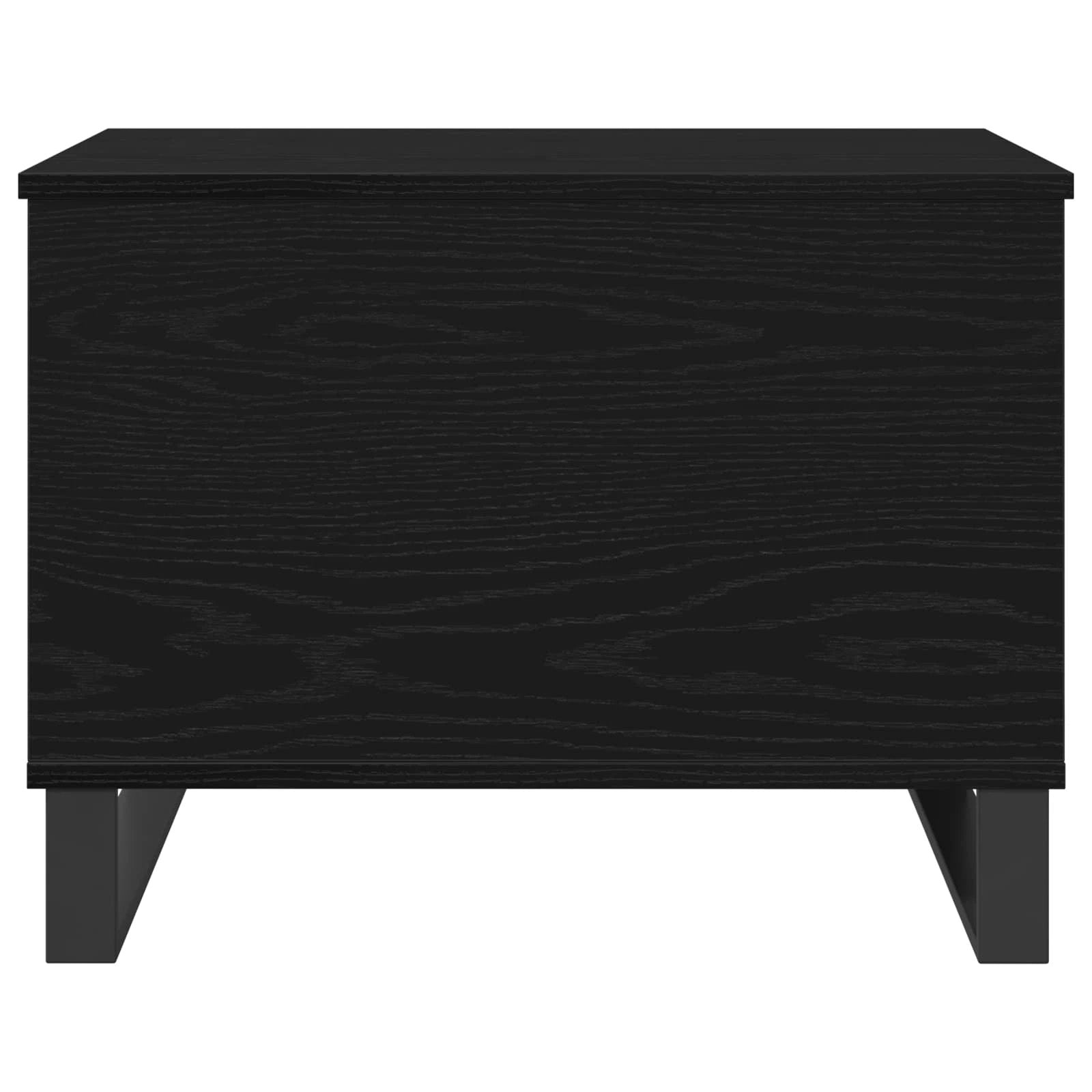 VidaXL Coffee Table 60cm By 44.5cm By 45cm Black Oak Finish For Modern Living Room by vidaXL