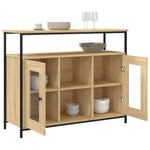 vidaXL vidaXL Sideboard Sonoma Oak 100x35x80 cm Engineered Wood - Sideboard
