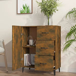vidaXL vidaXL Sideboard Smoked Oak 69.5x34x90 cm Engineered Wood - Sideboard
