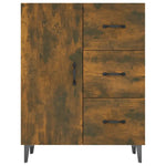 vidaXL vidaXL Sideboard Smoked Oak 69.5x34x90 cm Engineered Wood - Sideboard