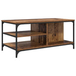 VidaXL Coffee Table 100x50x45 Rustic Living Room by vidaXL