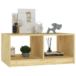 vidaXL VidaXL Coffee Table 75x50x33.5 Solid Pine Home - Coffee Table