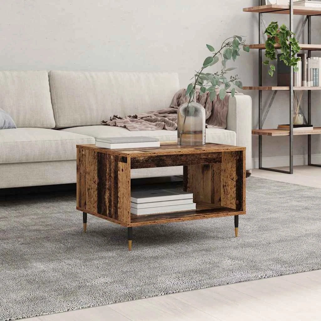 vidaXL VidaXL Coffee Table 60x50x40cm OldWood LivingRoom - Coffee Table