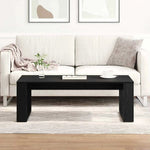vidaXL VidaXL Coffee Table 102 x 50 x 35 cm Black Oak Engineered Wood Modern Sleek Living Room - Coffee Table