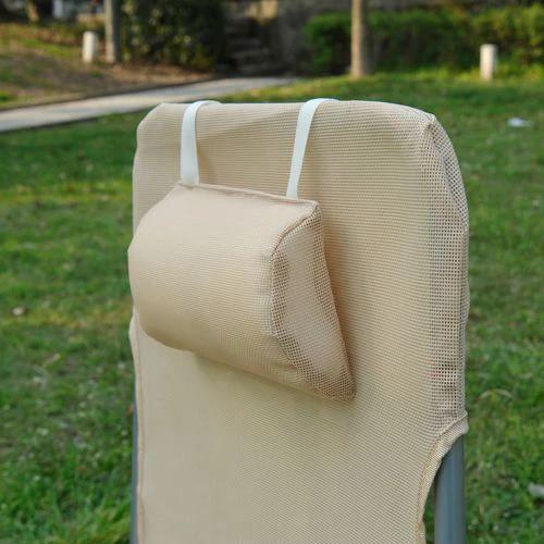 Adjustable Garden Lounger Recliner Chair with Folding Design for Outdoor Relaxation and Sunbathing by Outsunny