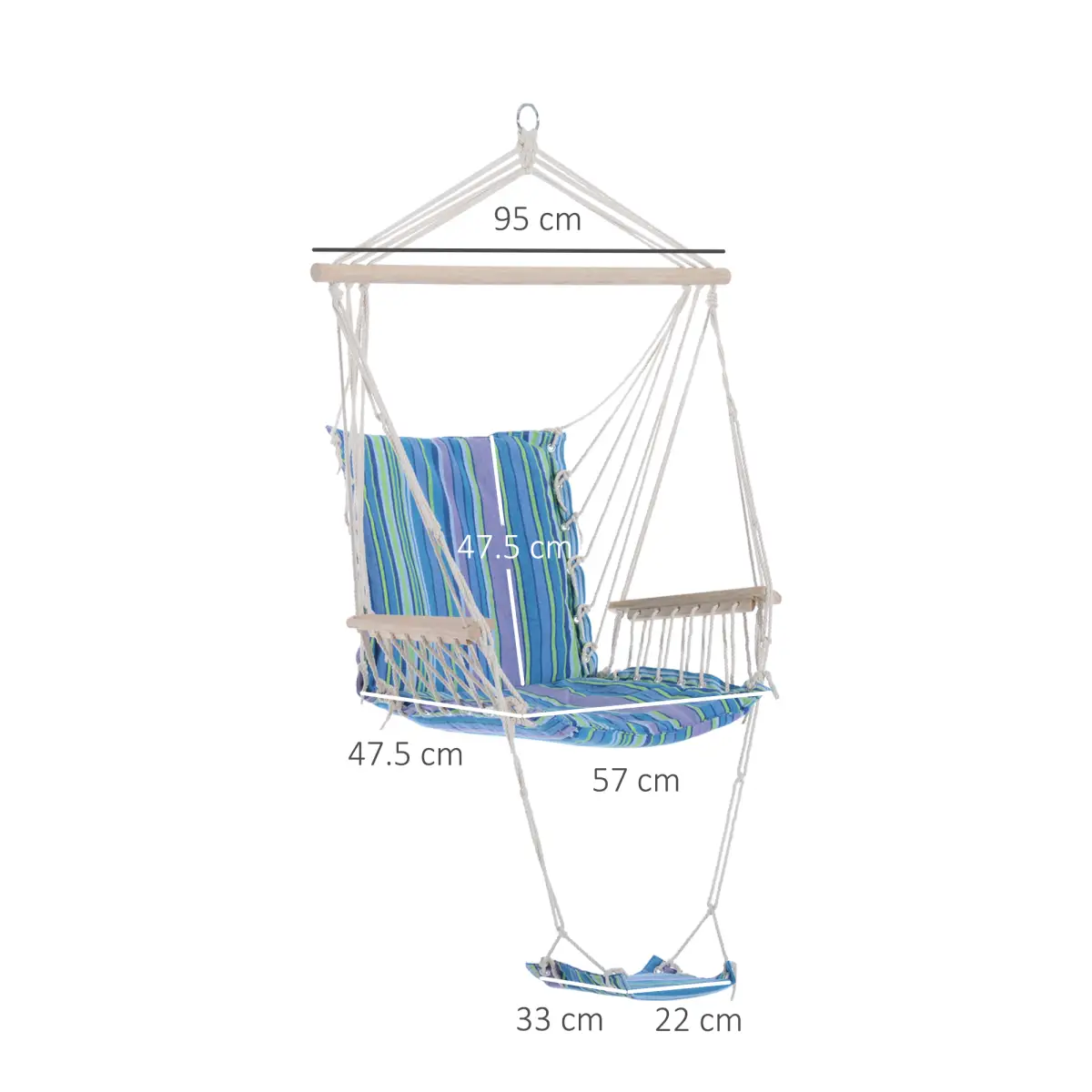 Outsunny Hanging Swing Chair - Hammocks