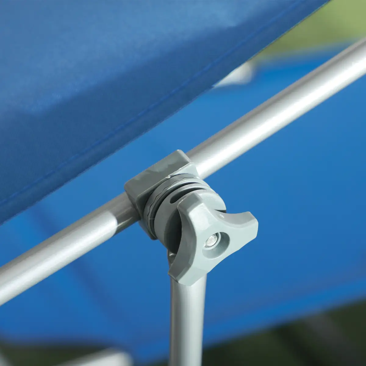 Outsunny Reclining Chair Folding Lounger Seat Sun Shade Awning Beach Garden - Sun Lounger
