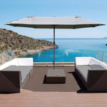 Outsunny 4.6m Garden Parasol Double-Sided Sun Umbrella Market Shelter Canopy - Parasol