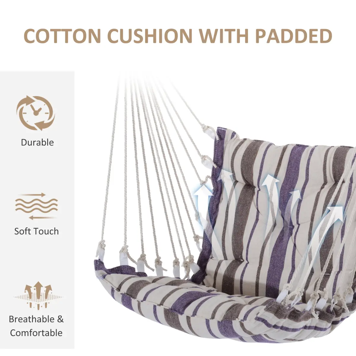 Outsunny Hanging Swing Chair - Hammocks