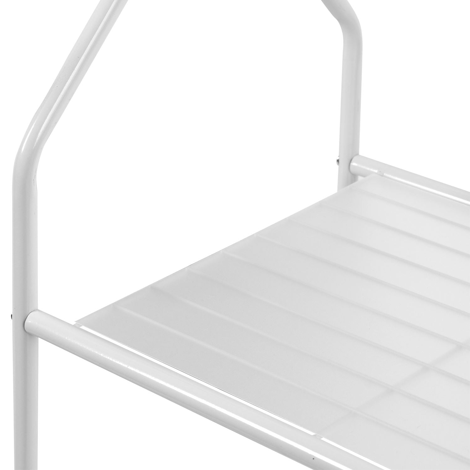 Premium Clothes Rail Two Tier White Powder Coating - House of Home - Home Symphony