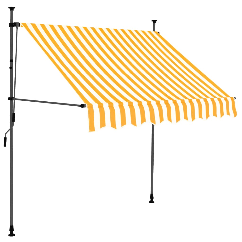 Premium Retractable Awning 150cm LED Patio - vidaXL - Home Symphony