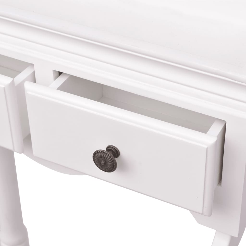 VidaXL Clothing Rack With Cabinet Wood White Durable Garment Organizer For Home Use - vidaXL - Home Symphony