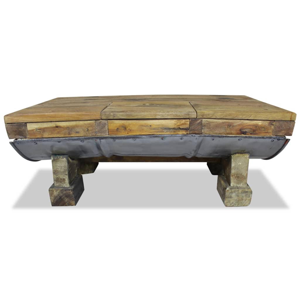 Reclaimed Solid Coffee Table 90x50x35cm