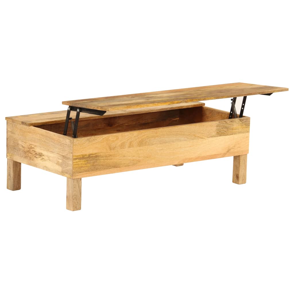 MangoWood Coffee Table 110x55x35cm Storage Box