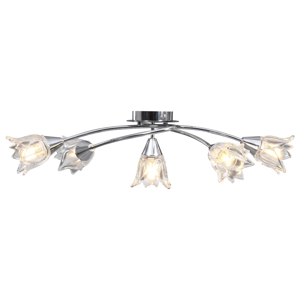 VidaXL Ceiling Lamp 5 Light Tulip Shades Home - vidaXL - Home Symphony