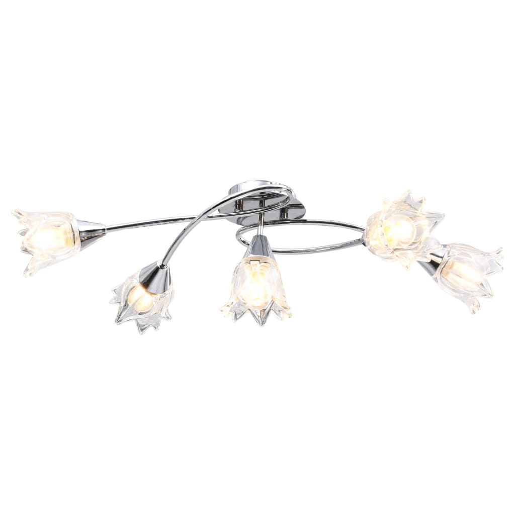 VidaXL Ceiling Lamp 5 Light Tulip Shades Home - vidaXL - Home Symphony