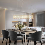 Crystal Ceiling Lamp 104cm Crystal Beads Dining - vidaXL - Home Symphony