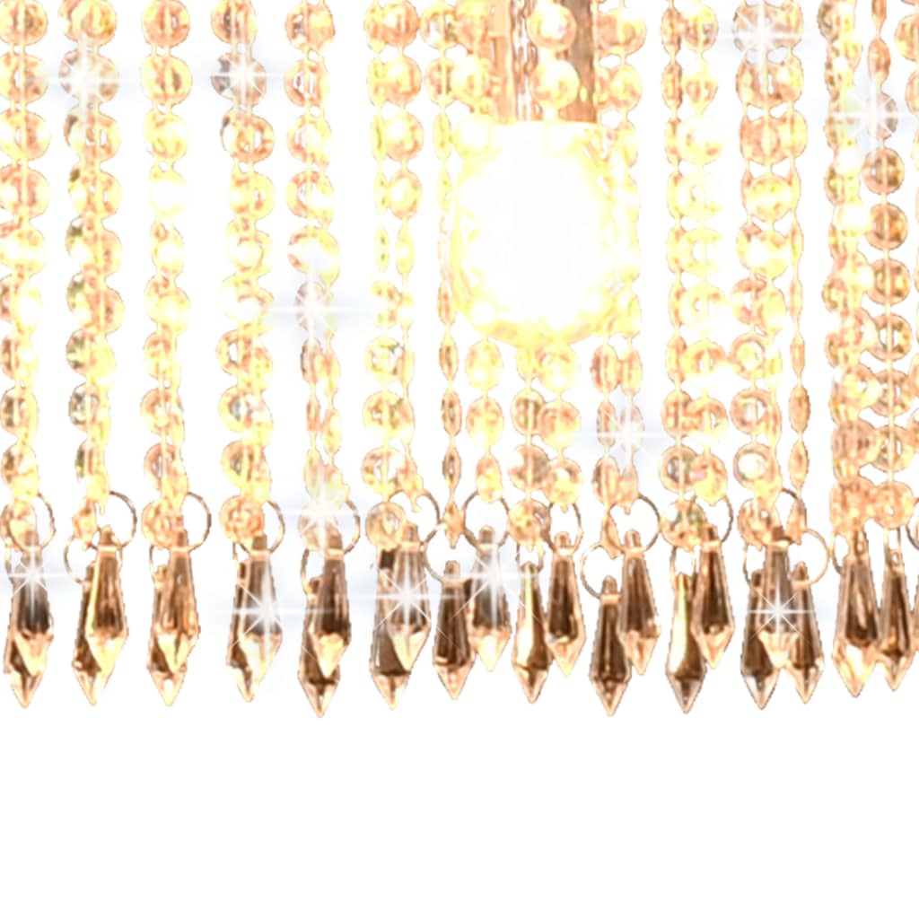 Crystal Ceiling Lamp 104cm Crystal Beads Dining - vidaXL - Home Symphony