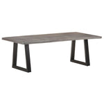 vidaXL VidaXL Coffee Table 110x55x40 cm Solid Acacia Live Edge for Modern Living Rooms - Coffee Table