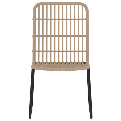 Stylish vidaXL 3 Piece Garden Dining Set Oak features a sturdy steel frame and easy clean glass top for outdoor entertaining.