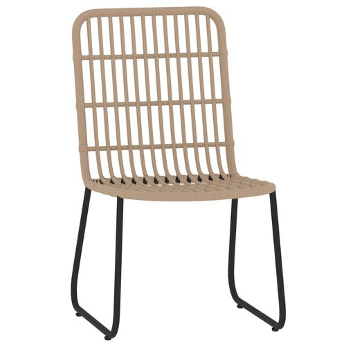 Stylish vidaXL 3 Piece Garden Dining Set Oak features a sturdy steel frame and easy clean glass top for outdoor entertaining.