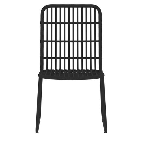 Elegant vidaXL 3 Piece Garden Dining Set Oak features a sturdy steel frame and easy clean glass top for outdoor entertaining.