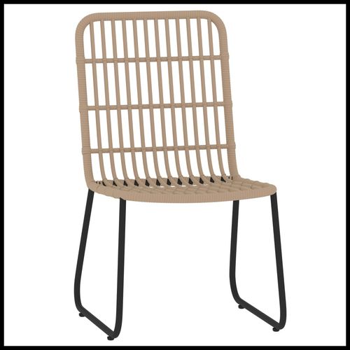 vidaXL 3 Piece Garden Dining Set Oak with Sturdy Steel Frame and Easy Clean Glass Top enhances outdoor entertaining style.